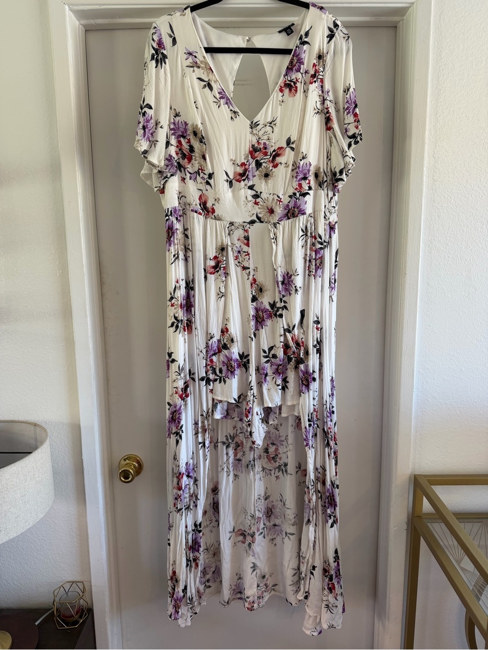torrid Floral High Low Romper
